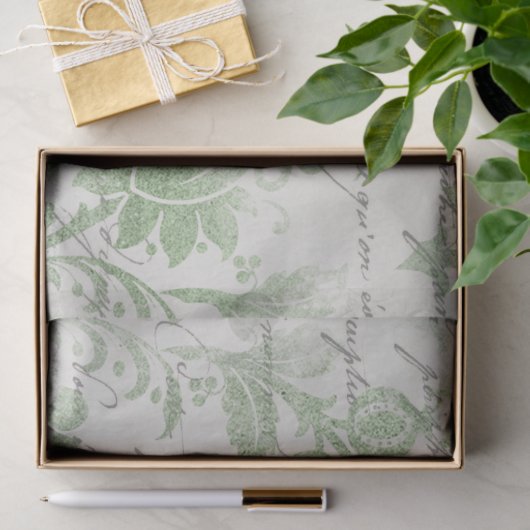 Ephemera Green Paper Series Design 13 Tissuepapier (Geschenk)
