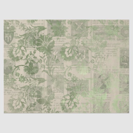 Ephemera Green Paper Series Design 23 Tissuepapier (Voorkant)