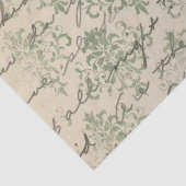 Ephemera Green Paper Series Design 24 Tissuepapier (Detail)