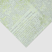Ephemera Green Paper Series Design 25 Tissuepapier (Detail)