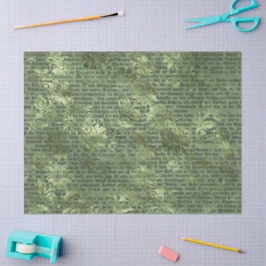 Ephemera Green Paper Series Design 26 Tissuepapier (Craft)