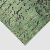 Ephemera Green Paper Series Design 2 Tissuepapier (Detail)