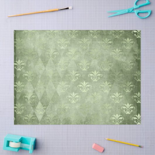 Ephemera Green Paper Series Design 5 Tissuepapier (Craft)