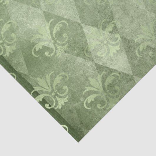 Ephemera Green Paper Series Design 5 Tissuepapier (Detail)