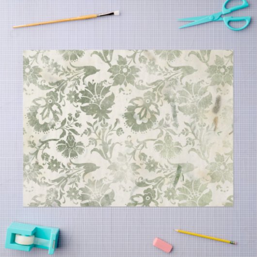 Ephemera Green Paper Series Design 8 Tissuepapier (Craft)