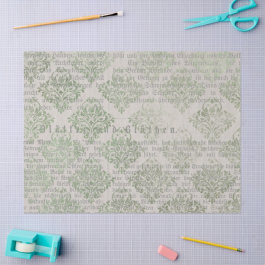 Ephemera Green Paper Series Design 9 Tissuepapier (Craft)