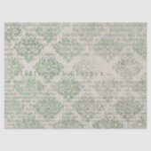 Ephemera Green Paper Series Design 9 Tissuepapier (Voorkant)