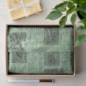 Ephemera Groenboek Serie Design 14 Tissuepapier (Geschenk)