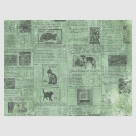 Ephemera Groenboek Serie Design 14 Tissuepapier