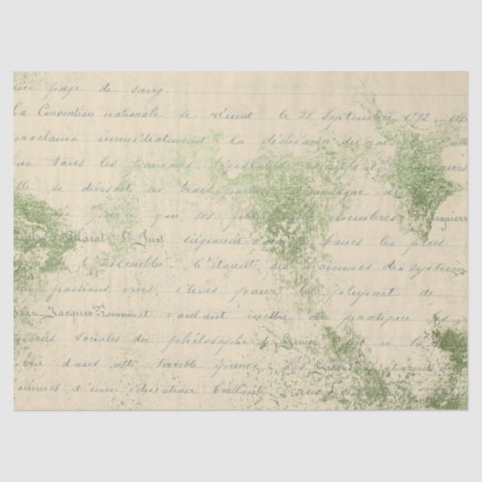 Ephemera Groenboek Serie Design 15 Tissuepapier (Voorkant)