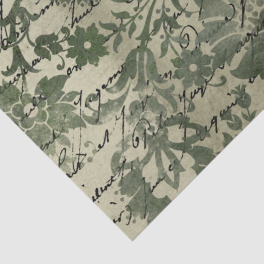 Ephemera Groenboek Serie Design 6 Tissuepapier (Detail)