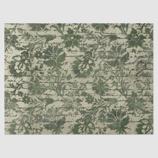 Ephemera Groenboek Serie Design 6 Tissuepapier (Voorkant)