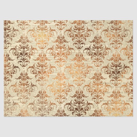 Ephemera herfst Ontwerp papierserie 7 Tissuepapier (Voorkant)