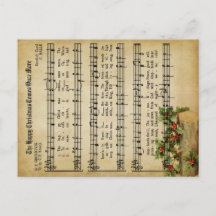 Ephemera Holly Berry Het kerstkarolscript