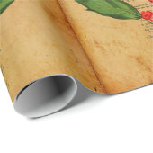  Ephemera-kerstlied A Babe wordt geboren Cadeaupapier (Rol Hoek)