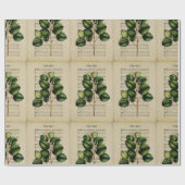  Ephemera Kerstmis Carol O Heilige Nacht Cadeaupapier (Vlak)