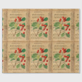  Ephemera Kerstmis De Heer is de komende Song Cadeaupapier (Vlak)