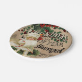 Ephemera Kerstmis Nieuwjaar Souvenir Poster Papieren Bordje (Gekanteld)