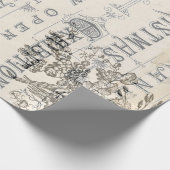 Ephemera-kerstpapier Cadeaupapier (Hoek)