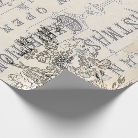 Ephemera-kerstpapier Cadeaupapier (Hoek)