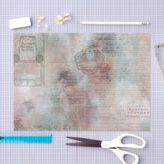 Ephemera krantenpapier Tissuepapier (Craft)