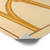 Ephemera Lady Wine Toast Poster (Hoek)