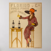  Ephemera Lady Wine Toast Poster (Voorkant)