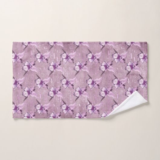 Ephemera Lavendar Paper Series Design 10 Bad Handdoek (Handdoek)