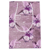 Ephemera Lavendar Paper Series Design 10 Medium Cadeauzakje (Voorkant)