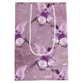 Ephemera Lavendar Paper Series Design 10 Medium Cadeauzakje (Achterkant)