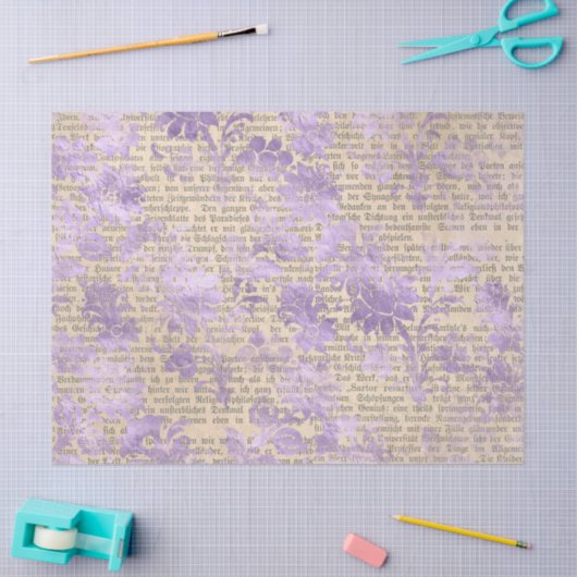 Ephemera Lavendar Paper Series Design 14 Tissuepapier (Craft)