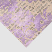 Ephemera Lavendar Paper Series Design 14 Tissuepapier (Detail)