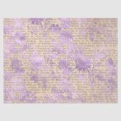 Ephemera Lavendar Paper Series Design 14 Tissuepapier (Voorkant)