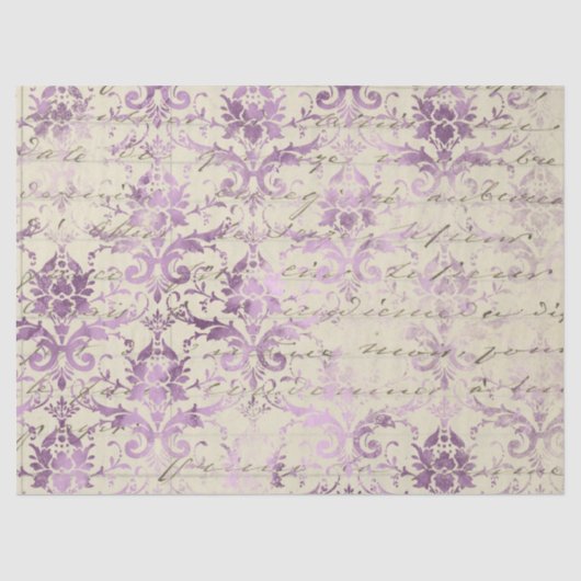 Ephemera Lavendar Paper Series Design 19 Tissuepapier (Voorkant)