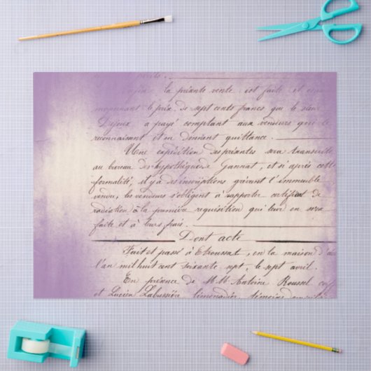 Ephemera Lavendar Paper Series Design 21 Tissuepapier (Craft)