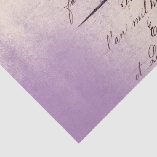Ephemera Lavendar Paper Series Design 21 Tissuepapier (Detail)