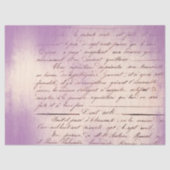 Ephemera Lavendar Paper Series Design 21 Tissuepapier (Voorkant)