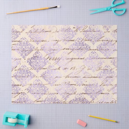 Ephemera Lavendar Paper Series Design 22 Tissuepapier (Craft)