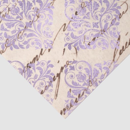 Ephemera Lavendar Paper Series Design 22 Tissuepapier (Detail)