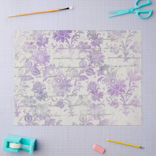 Ephemera Lavendar Paper Series Design 2 Tissuepapier (Craft)