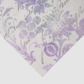 Ephemera Lavendar Paper Series Design 2 Tissuepapier (Detail)