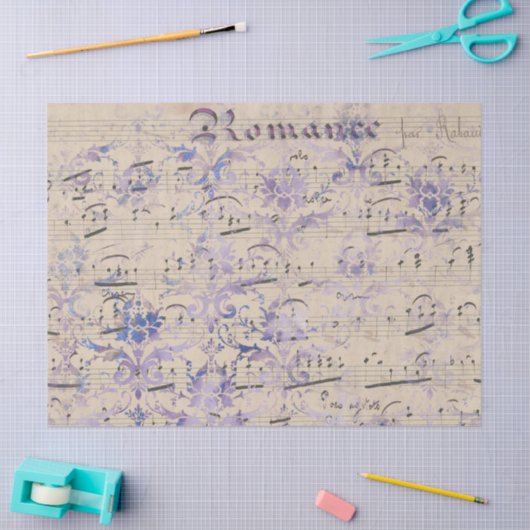 Ephemera Lavendar Paper Series Design 3 Tissuepapier (Craft)