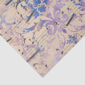 Ephemera Lavendar Paper Series Design 3 Tissuepapier (Detail)