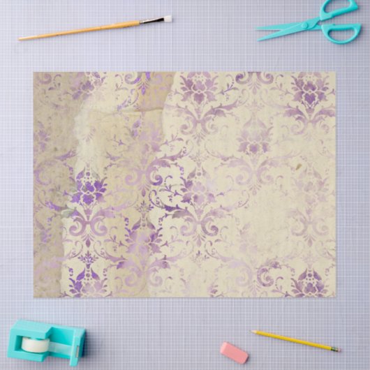 Ephemera Lavendar Paper Series Design 6 Tissuepapier (Craft)