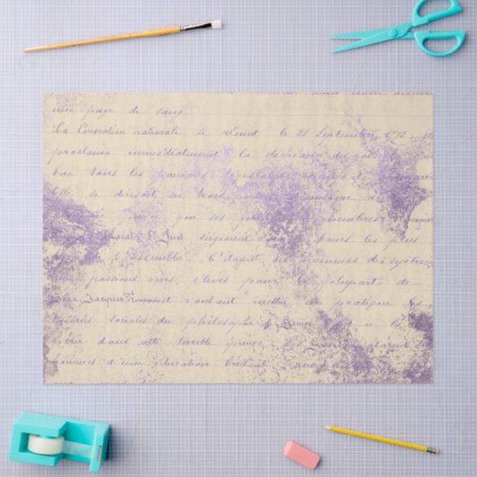 Ephemera Lavendar Paper Series Design 8 Tissuepapier (Craft)