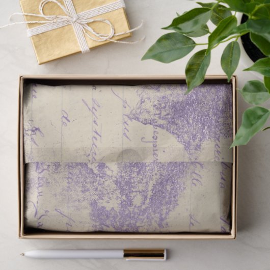 Ephemera Lavendar Paper Series Design 8 Tissuepapier (Geschenk)