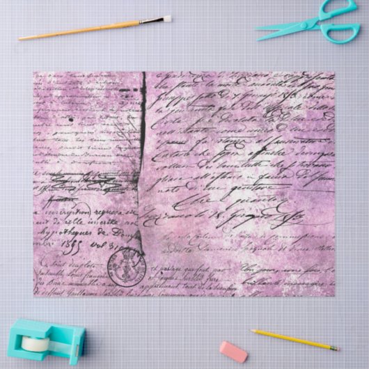Ephemera Lavendar Paper Series Design 9 Tissuepapier (Craft)