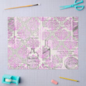 Ephemera Lavendar Papierserie Design 12 Tissuepapier (Craft)