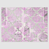 Ephemera Lavendar Papierserie Design 12 Tissuepapier (Voorkant)