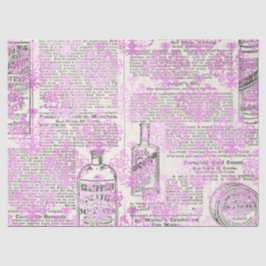 Ephemera Lavendar Papierserie Design 12 Tissuepapier